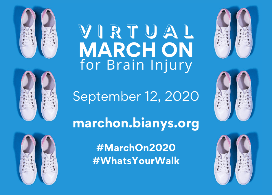 Helping BIANYS Go Virtual with the March On for Brain Injury
